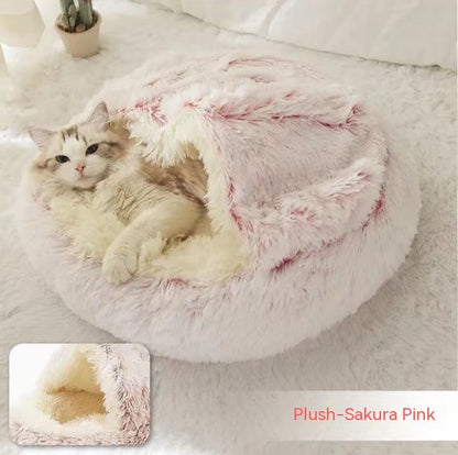 Plush Pet Bed House - Gorgeously Soft And Warm