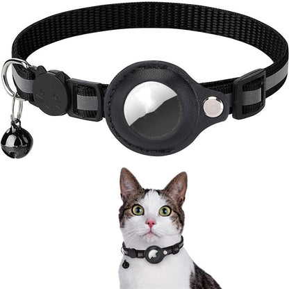 Kitty Airtag Collar With Reflective Strip