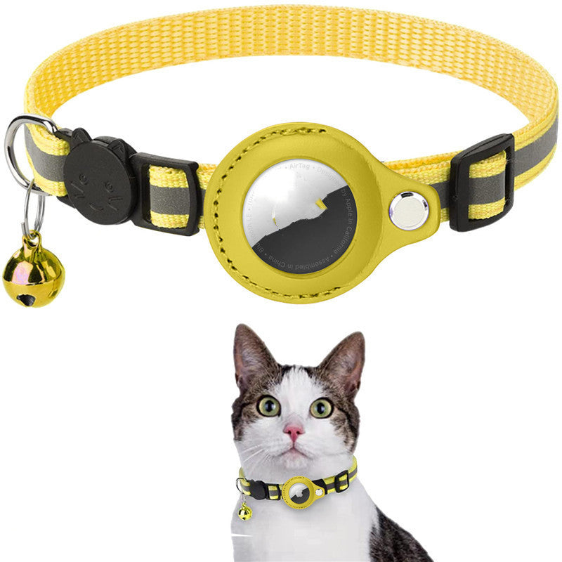 Kitty Airtag Collar With Reflective Strip